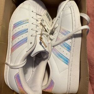 NWT kids superstar sneakers